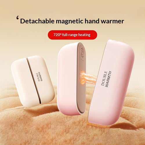 Magnetic Detachable USB Charging Hand Warmer Portable Explosion-proof Heating Pad