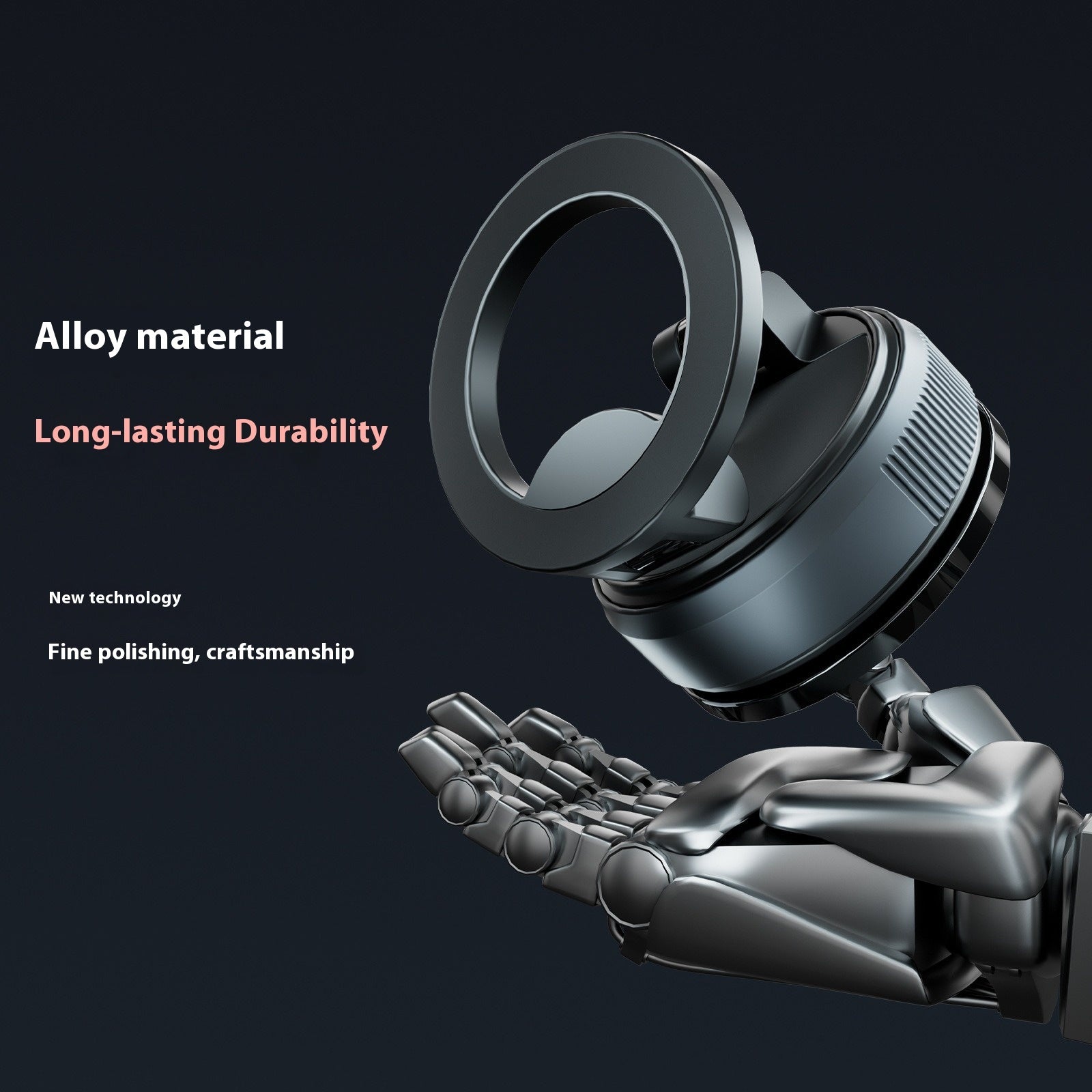 Magnetic Car Navigation Phone Holder Vacuum Sucker