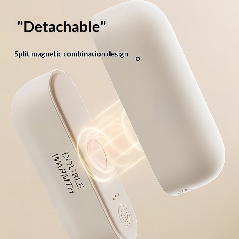 Magnetic Detachable USB Charging Hand Warmer Portable Explosion-proof Heating Pad