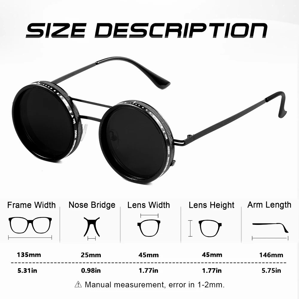 TRIOZ Retro Sunglasses